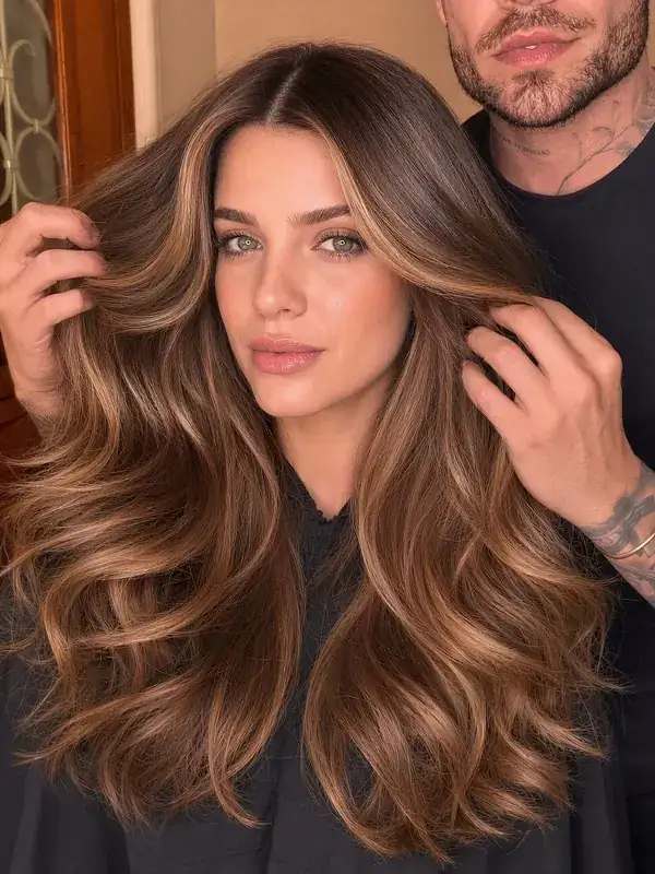 Resultado de mechas feitas pelo Neto